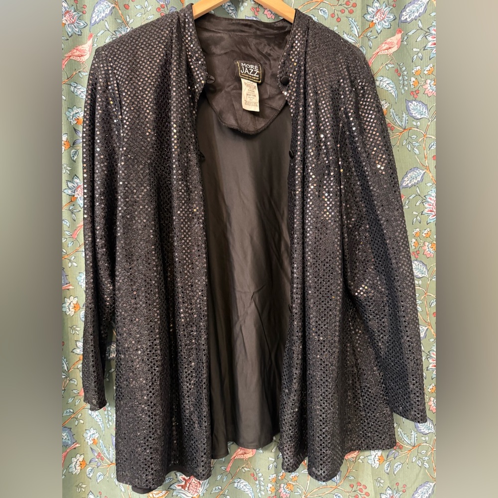 Vintage Black Sequin Jacket More Jazz A Chorus Line Company